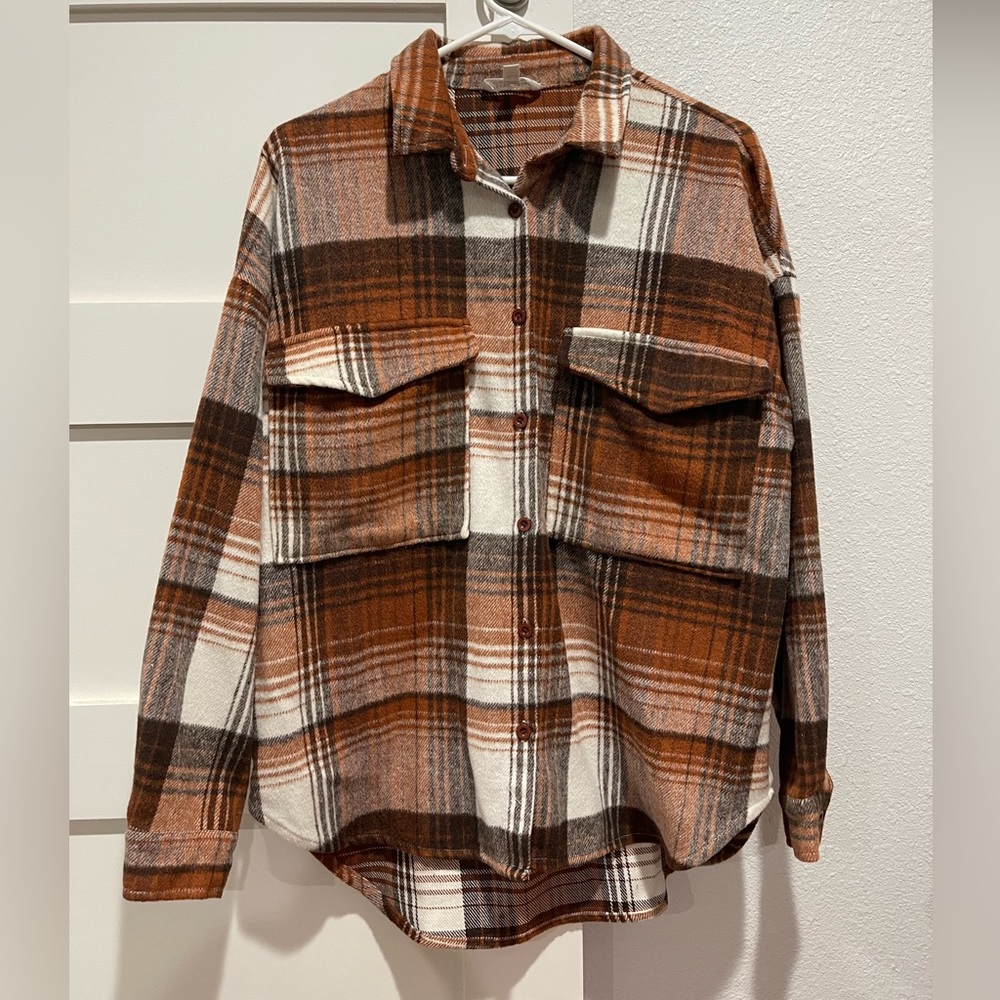 Plaid shacket